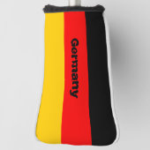 Golf Head-Hoesje met de Duitse vlag Golfheadcover (Draai 90)