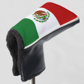 Golf Head-Hoesje met Mexicaanse vlag Golfheadcover (3/4 voorkant)