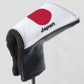 Golf Head-Hoesje met vlag van Japan Golfheadcover (3/4 voorkant)