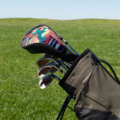 Golf Head Hoesje Pin-up Brunette Golfheadcover (Insitu)