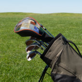 GOLF HEAD HOESJE - "Small Fir" van Paul Klee Golfheadcover (Insitu)