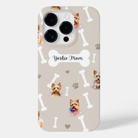 Golf Head Hoesje voor Yorkie Mom (Achterkant)