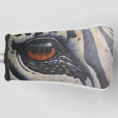Golf Head Hoesje Zebra Eye Golfheadcover (Voorkant)