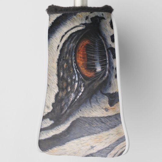 Golf Head Hoesje Zebra Eye Golfheadcover (Draai 90)