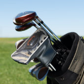 Golf Head Hoesje Zebra Eye Golfheadcover (Insitu)