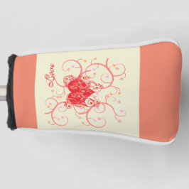 Golf Head-Hoesjes met Wilde Heart-ontwerp Golfheadcover