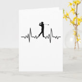 GOLF HEARTBEAT Golfkleding Vrouwen Mannen Kinderen Kaart (Gele Bloem)