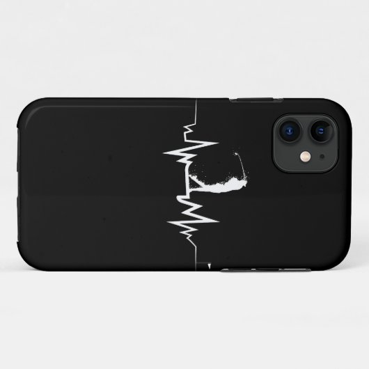 Golf Heartbeat ontwerp- Cool cadeau voor golfer Case-Mate iPhone Case (Achterkant (horizontaal))