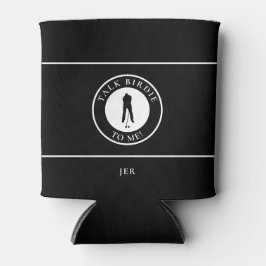 Golf Heren Grappige Spreuk Op Maat Gemaakt Zwart Blikjeskoeler