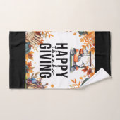 Golf Herfst thema golfbaan voor golfer Handdoek (Handdoek)