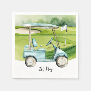 Golf Het is een jongen voor babyfeestje   Servet