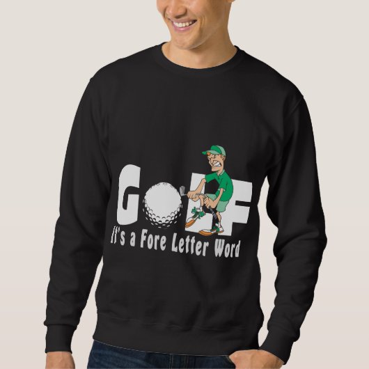 Golf Het is een vore brief van Word T-Shirt (Voorkant)