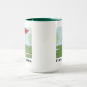 GOLF!  Het is geen spel, het is een religie. Mok (Midden)