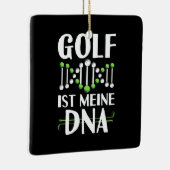Golf Het is mijn DNA Keramisch Ornament (Rechts)