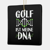 Golf Het is mijn DNA Keramisch Ornament (Links)