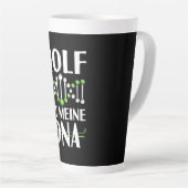 Golf Het is mijn DNA Latte Mok (Rechterhoek)