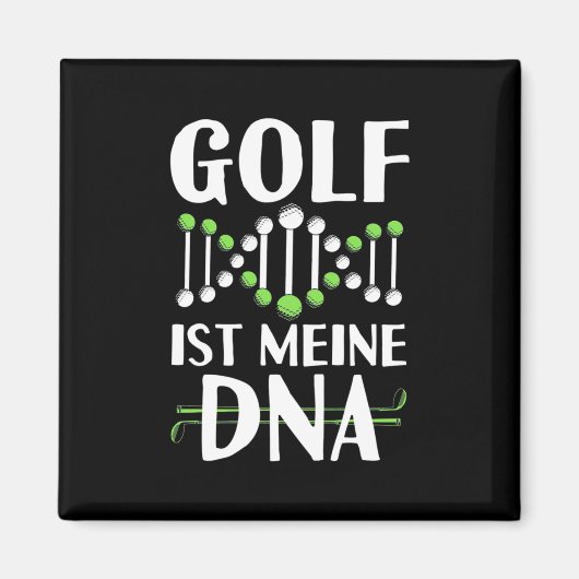 Golf Het is mijn DNA Magneet (Voorkant)