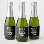 Golf Het is mijn DNA Sparkling Wijnetiket (Flessen)