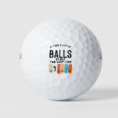 Golf het neemt veel ballen om grappige geschenken (Voorkant)