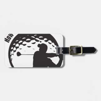 Golf Hoe is mijn drijvende opa pa Golfer? Bagagelabel