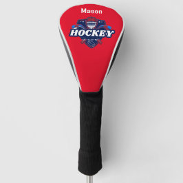 Golf Hoesje Hockey Gear - Gepersonaliseerd - Naam  Golfheadcover