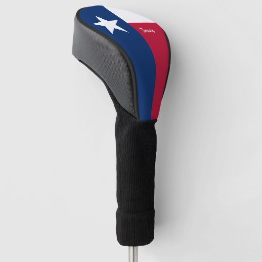 Golf Hoesjes uit Texas en Texas Golfheadcover (Schuin)