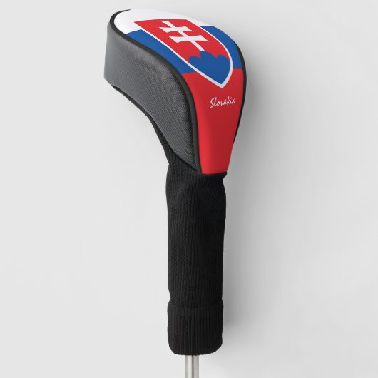 Golf Hoesjes van Slowakije en Slowakije Golfheadcover (Schuin)