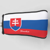 Golf Hoesjes van Slowakije en Slowakije Golfheadcover (Voorkant)