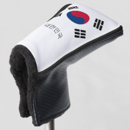 Golf Hoesjes Zuid-Korea en Koreaanse vlag/Golf Clu Golfheadcover