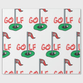 Golf Hole Cadeaupapier (Vlak)