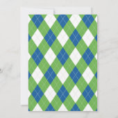 Golf Hole in een uitnodiging van één dag (Achterkant)