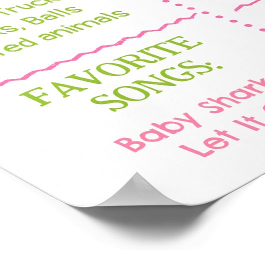 Golf Hole in One Birthday Milestone Sign Board Poster (Hoek)