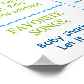 Golf Hole in One Birthday Milestone Sign Board Poster (Hoek)