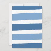 Golf Hole in One Boy First Birthday Par-T-shirt Kaart (Achterkant)