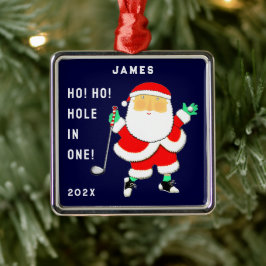 Golf Hole-in-one Cadeau Metalen Ornament