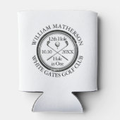 Golf Hole in One Classic Personalized Blikjeskoeler (Achterkant)