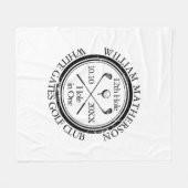 Golf Hole in One Classic Personalized Fleece Blank (Voorkant (Horizontaal))