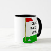 Golf Hole in One Club Custom Mok (Voorkant rechts)