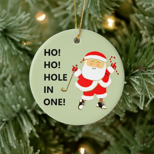 Golf Hole-in-one Collectible Keramisch Ornament (Boom)