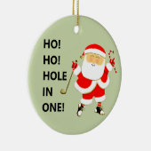 Golf Hole-in-one Collectible Keramisch Ornament (Rechts)