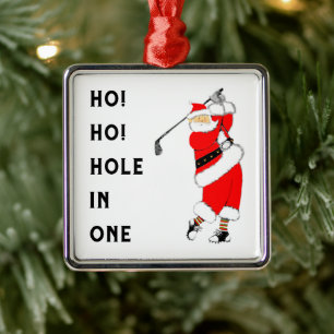 Golf Hole-in-one Collectible Metalen Ornament