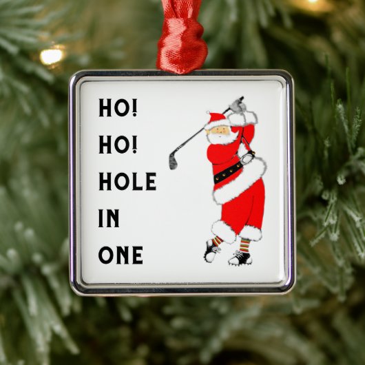 Golf Hole-in-one Collectible Metalen Ornament (Boom)