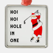 Golf Hole-in-one Collectible Metalen Ornament (Voorkant)