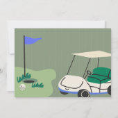 Golf Hole in ONE Foto Bedankkaart Kaart (Achterkant)