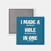 Golf Hole In One Grappige Golf Magneet (Voorkant / Achterkant)