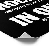 Golf Hole-in-One Grappige Golf Poster (Hoek)