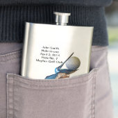 Golf Hole-in-one herdenking  Flacon (Voorbeeld)