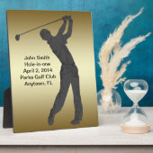 Golf Hole-in-one herdenking  Fotoplaat (Zijkant)