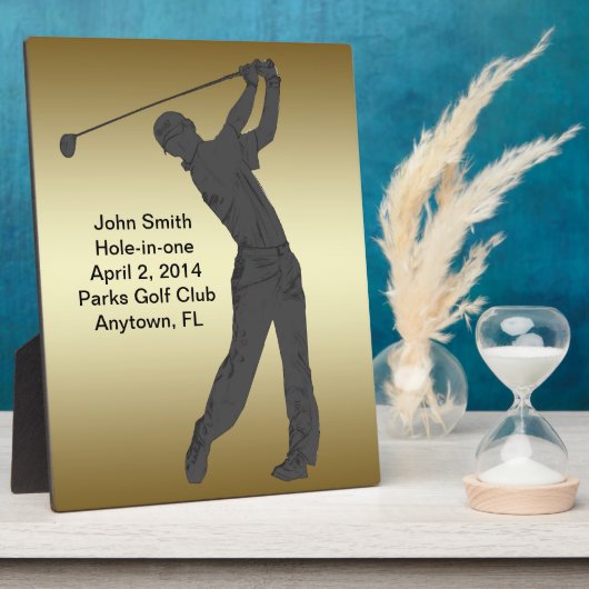 Golf Hole-in-one herdenking Fotoplaat (Zijkant)