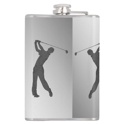 Golf Hole-in-one herdenking  Heupfles (Achterkant)